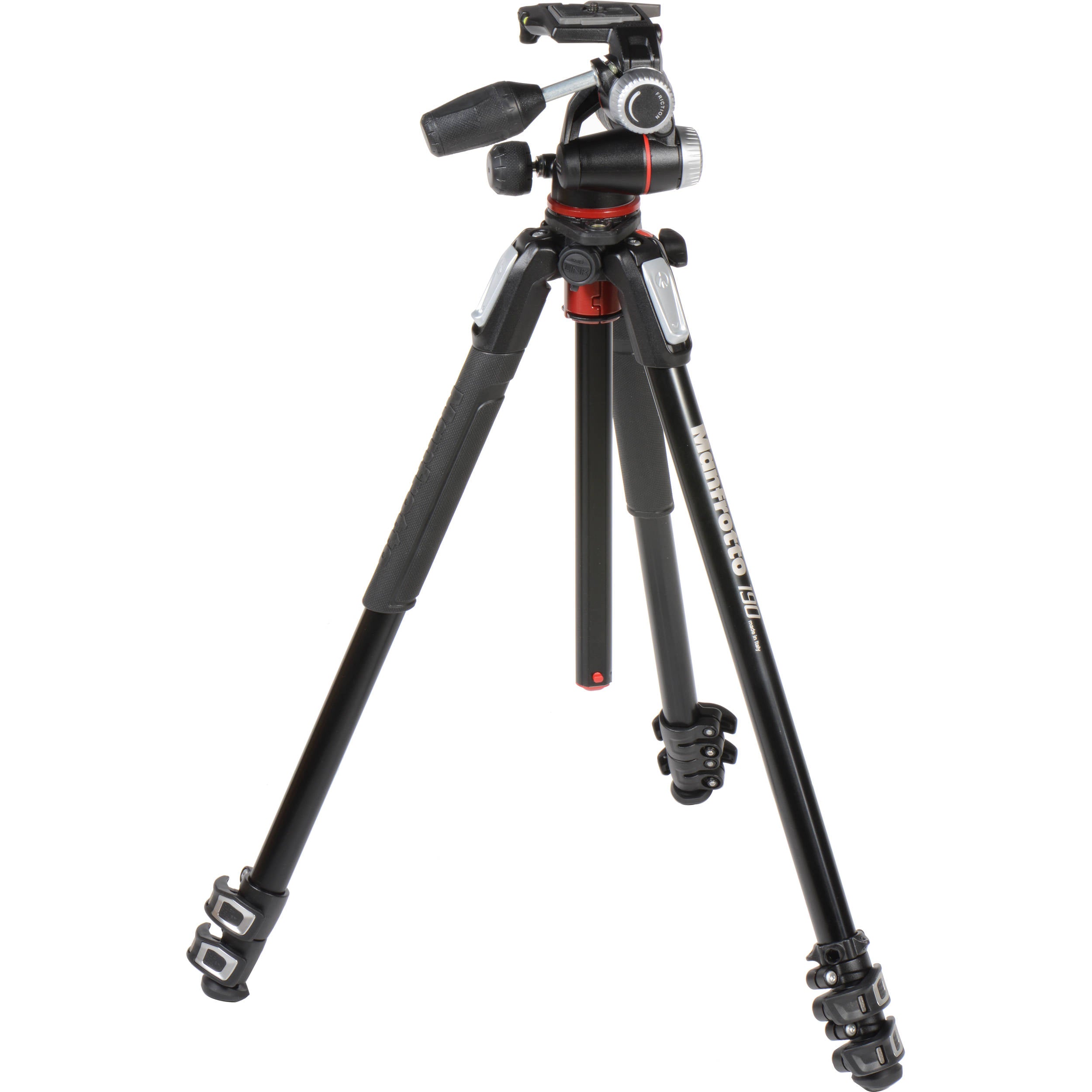 Manfrotto MK190XPRO3-3W 190 Aluminum 3 Section Kit | Black