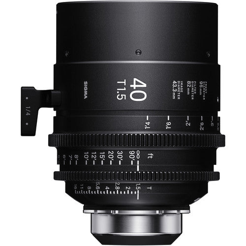 Sigma 40mm T1.5 FF High-Speed Art Prime 2 Lens with /i Technology | PL Mount, Feet