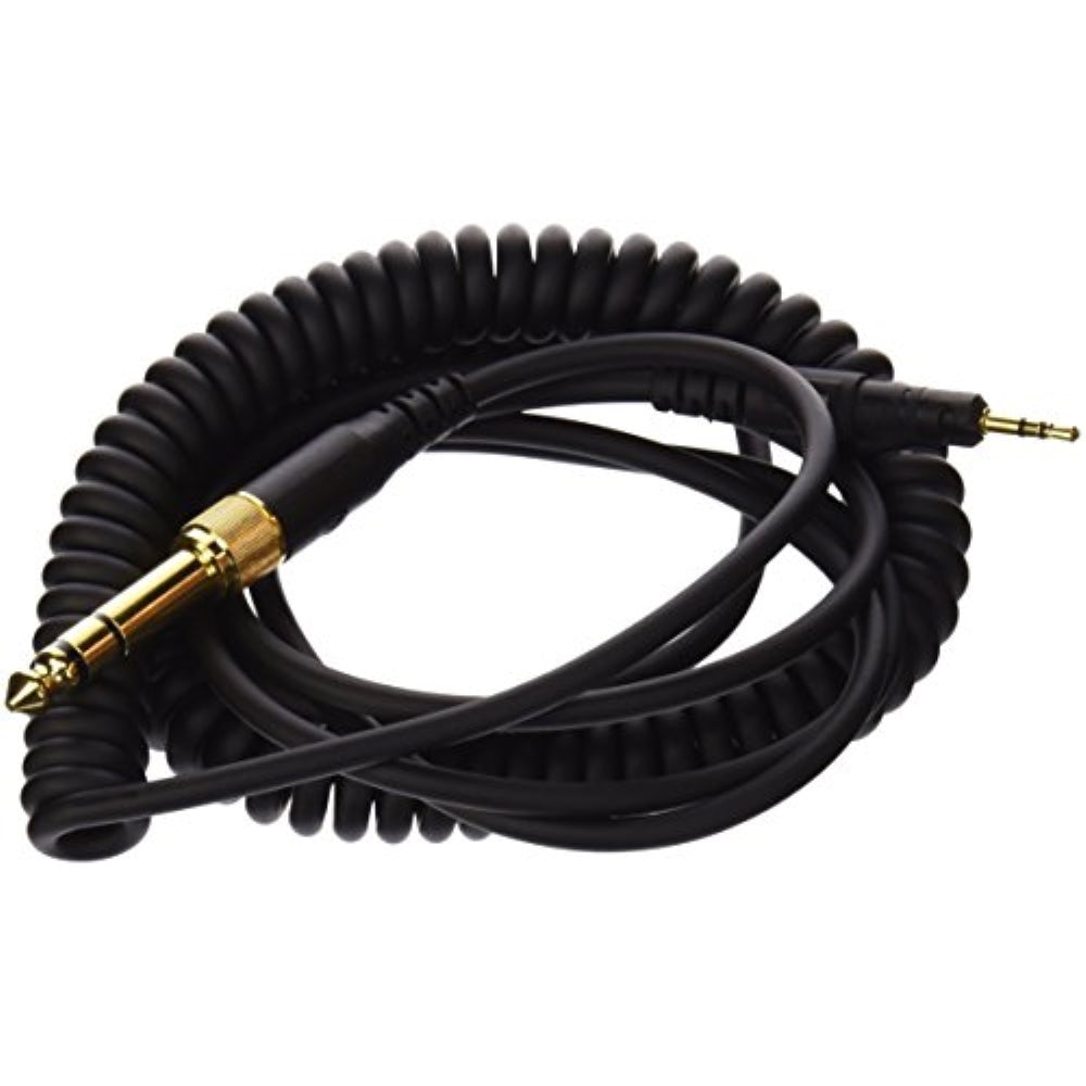 Audio-Technica HP-CC Cable for ATH-M40x and ATH-M50x Headphones | Black, Coiled