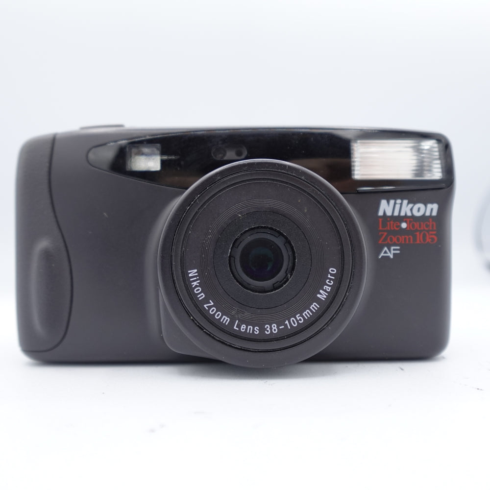 Used Nikon Lite Touch Zoom 105 35mm Point and Shoot Camera | Black | U8+