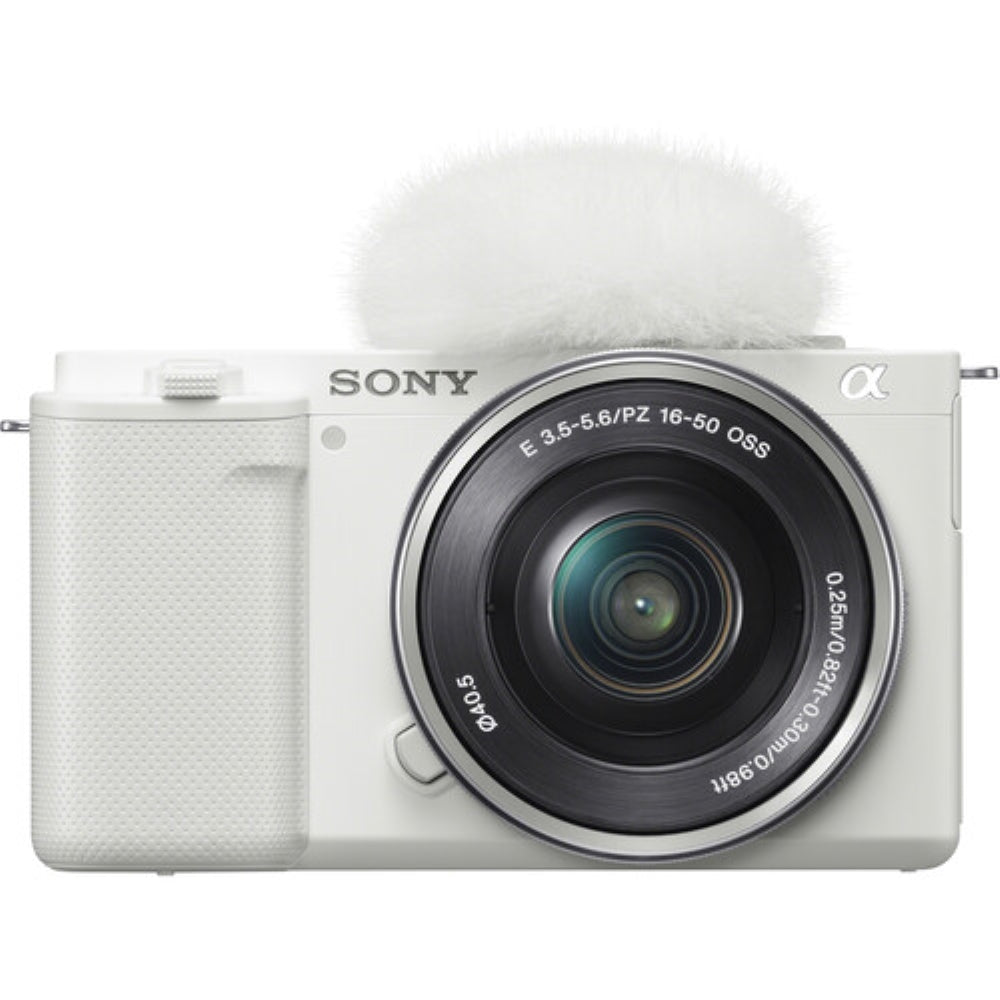 Sony ZV-E10 Mirrorless Camera with 16-50mm Lens | White