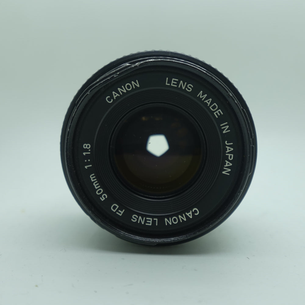 Used Canon FD 50mm f/1.8 Lens | Black | U7