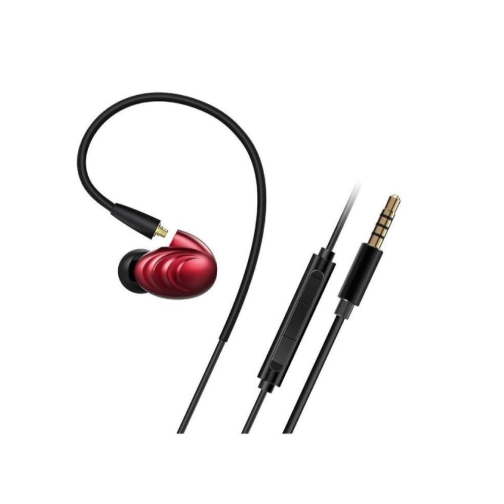 FiiO F9 Dynamic Hybrid Earphone w/Detachable Cables | Red