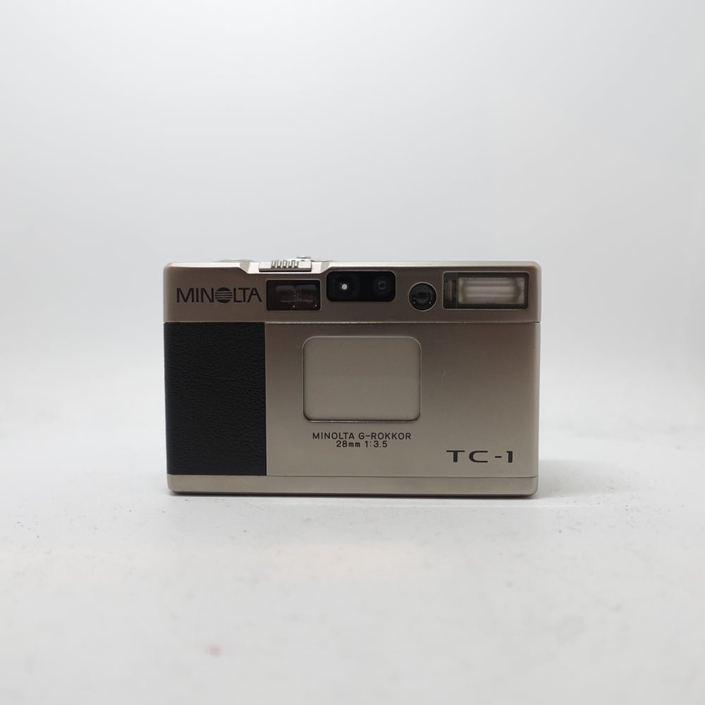 Used Minolta TC-1 35mm Point and Shoot Camera | Chrome | U9+