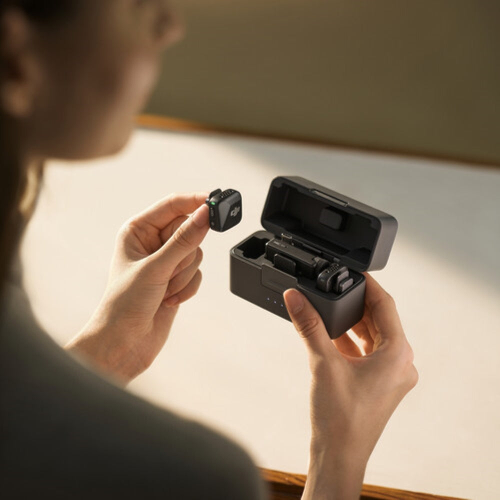 DJI Mic Mini 2-Person Compact Wireless Microphone System for Camera & Smartphone | 2.4 GHz