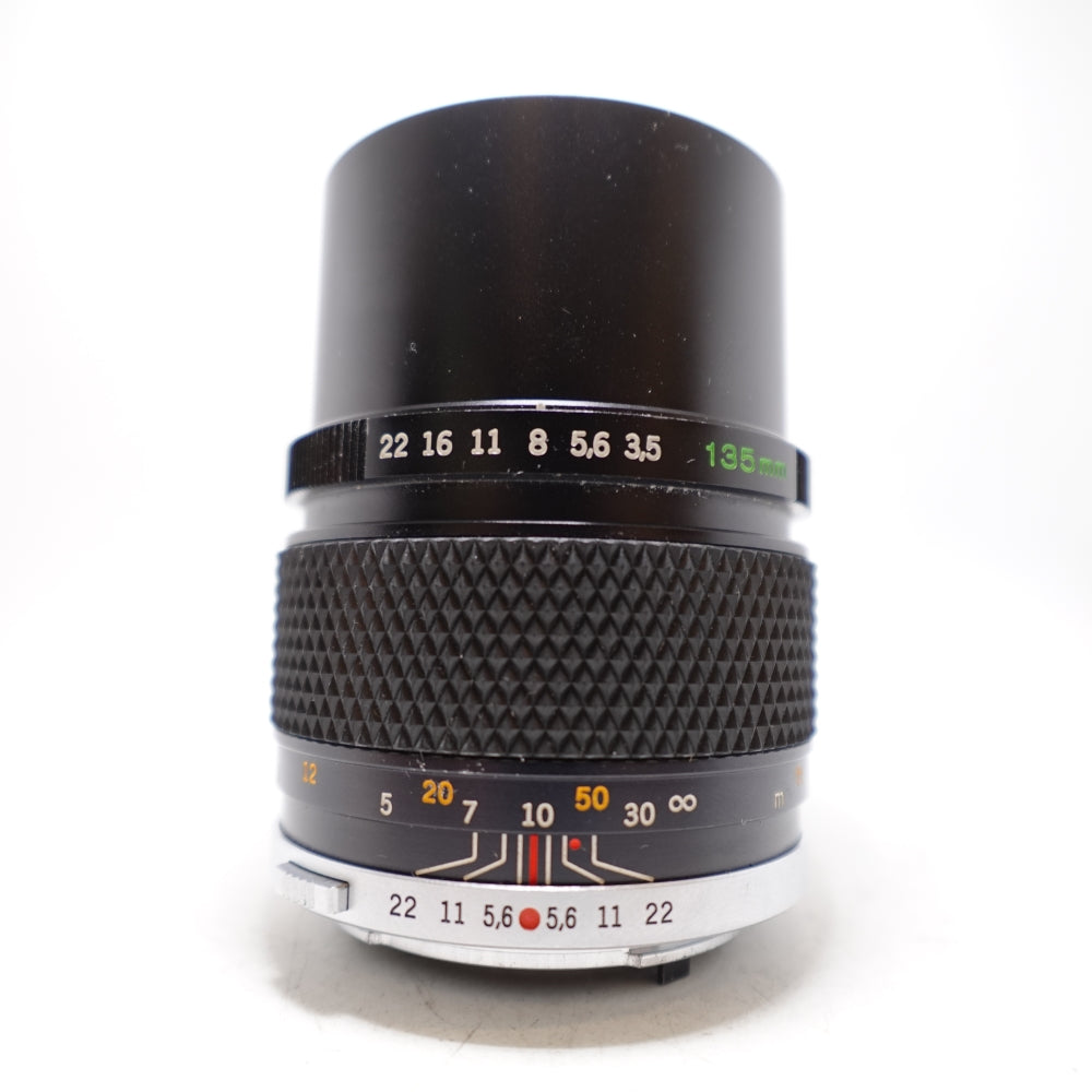 Used Olympus OM G-ZUIKO 135mm F/3.5 | Black | U8