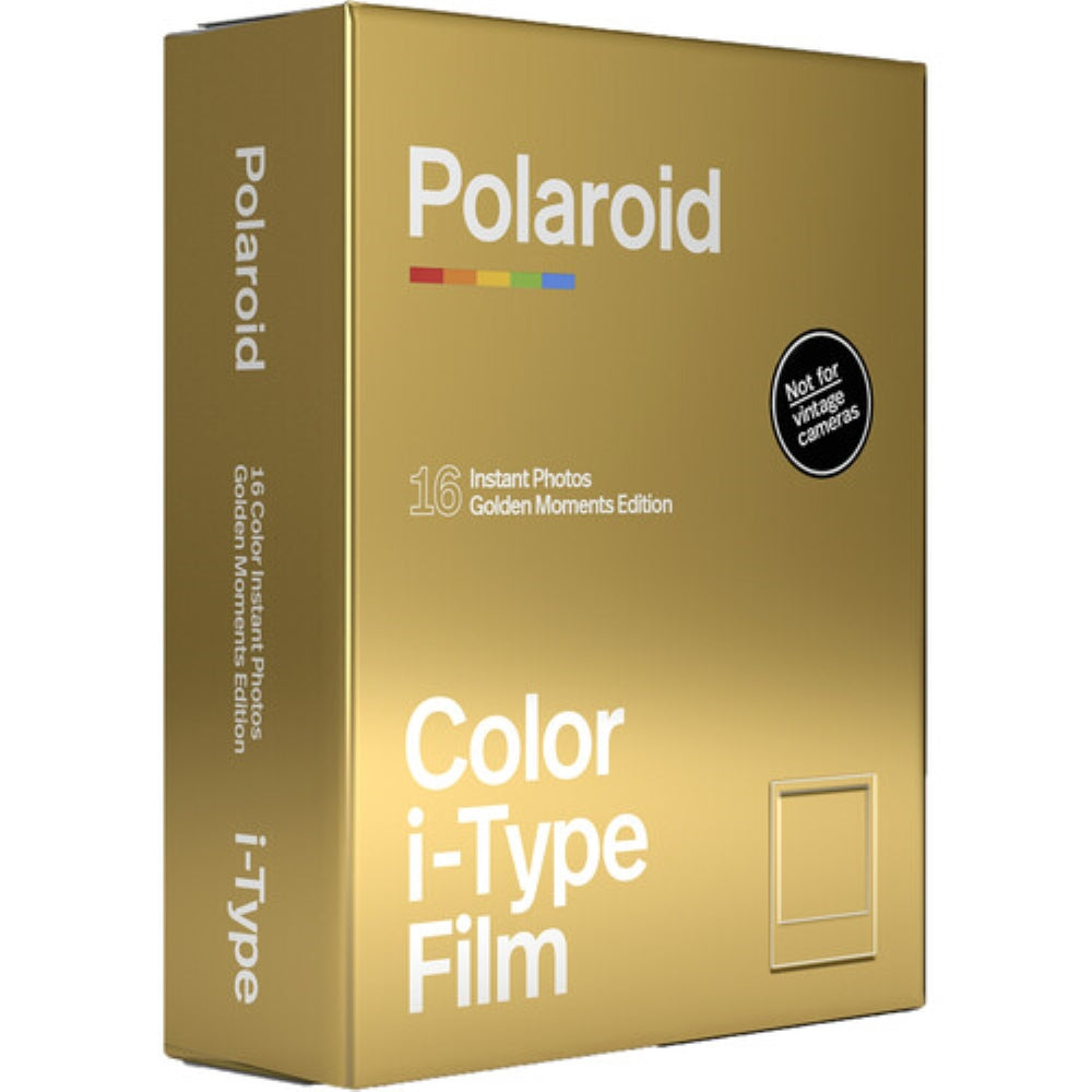 Polaroid Color i-Type Instant Film | Golden Moments Edition, 16 Exposures