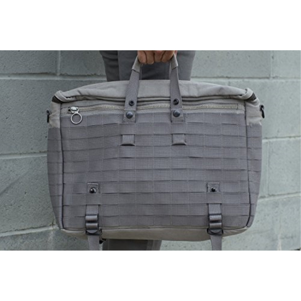 Able Archer Satchel Interchangable Camera Messenger Bag | Cement