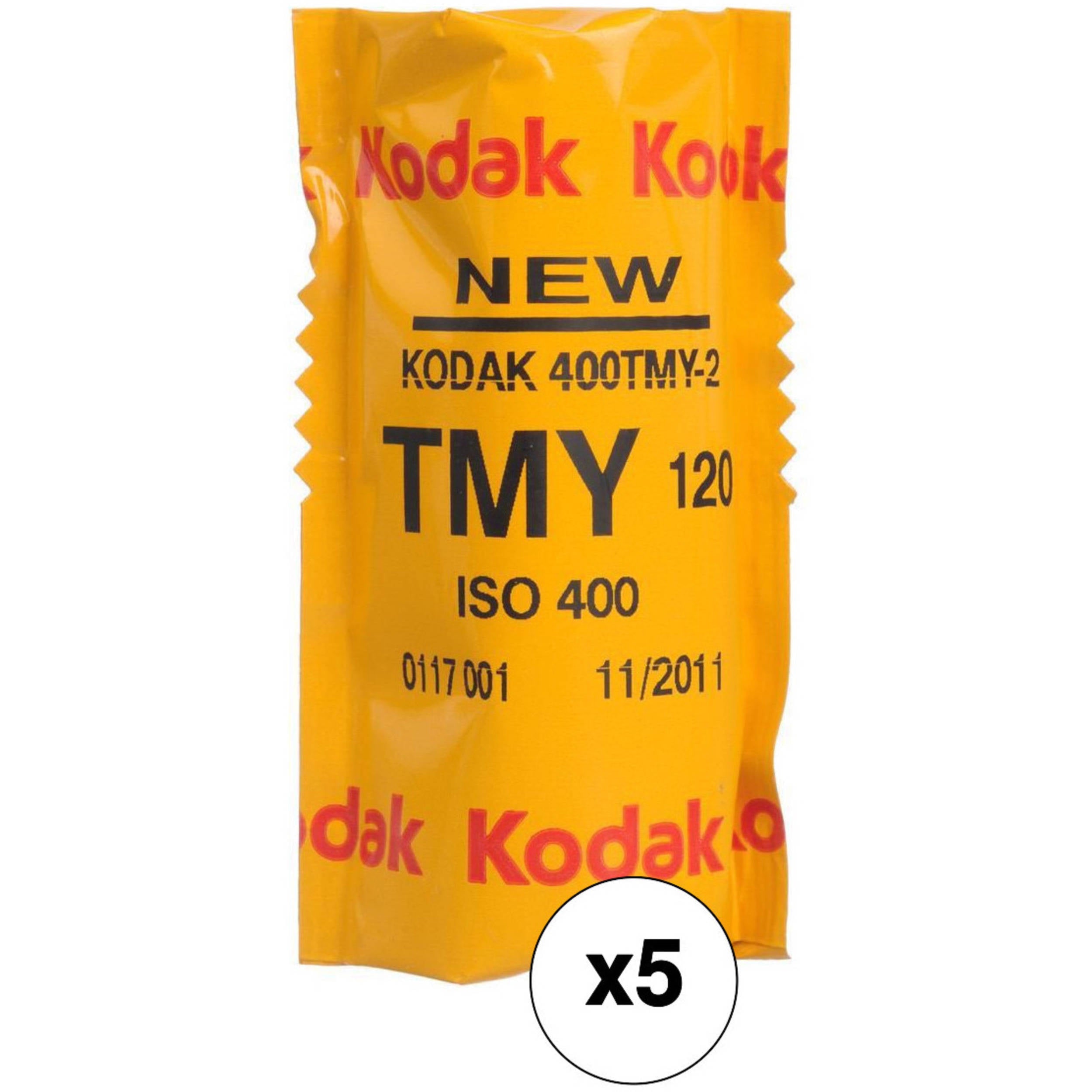 Kodak Professional T-Max 400 Black and White Negative Film | 120 Roll Film, 5-Pack