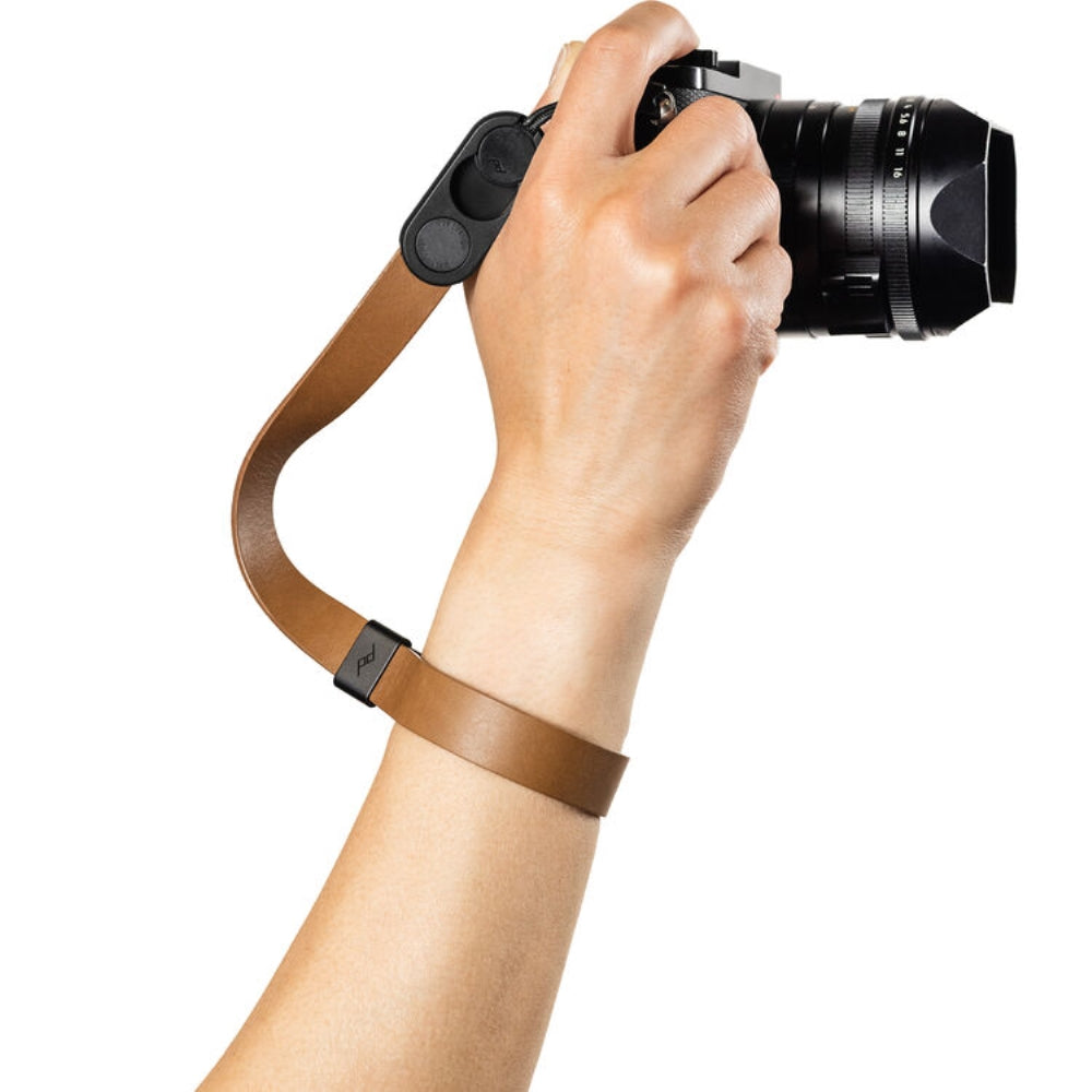 Peak Design Cuff Leather Camera Wrist Strap | Tan