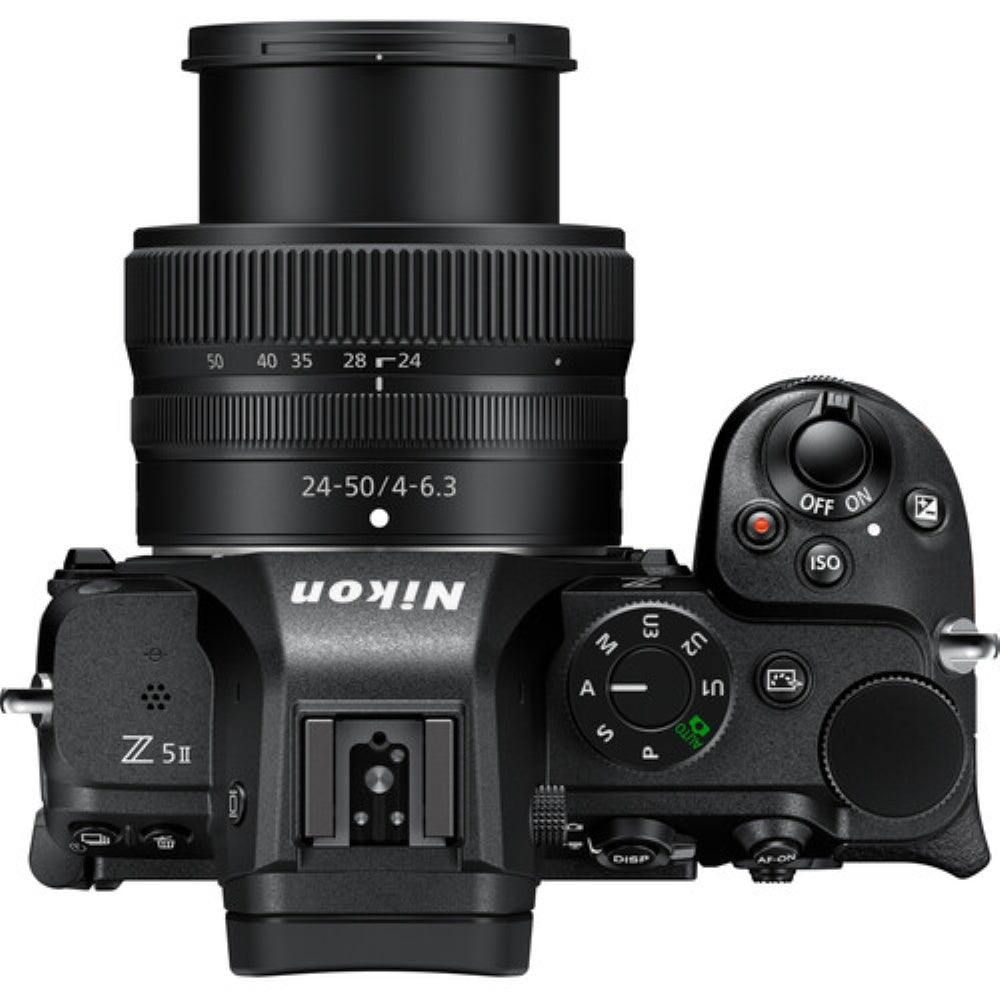 Nikon Z5 II Mirrorless Camera with 24-50mm f/4-6.3 Lens Bundle with Tamron 70-300mm f/4.5-6.3 Lens + 2 UV Filters + 128GB Card + Card Reader + Lens Cap Keeper + Cleaning Kit + Camera Bag (12 Items)
