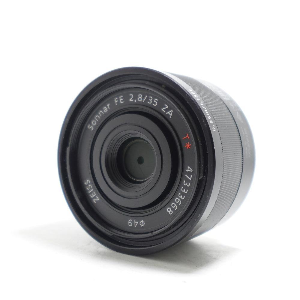 Used Sony 35mm F/2.8 Sonnar Zeiss T* | E-Mount | Black | U8