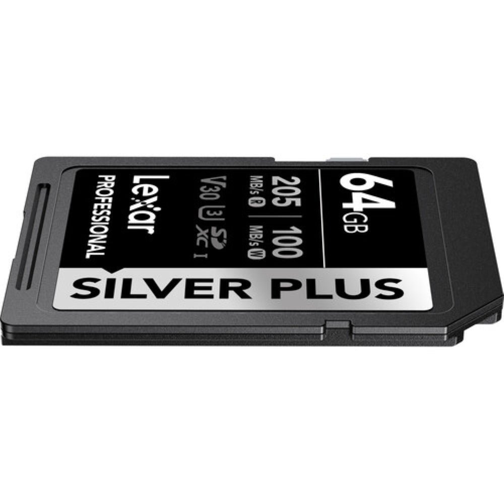 Lexar 64GB Professional SILVER PLUS UHS-I SDXC Memory Card