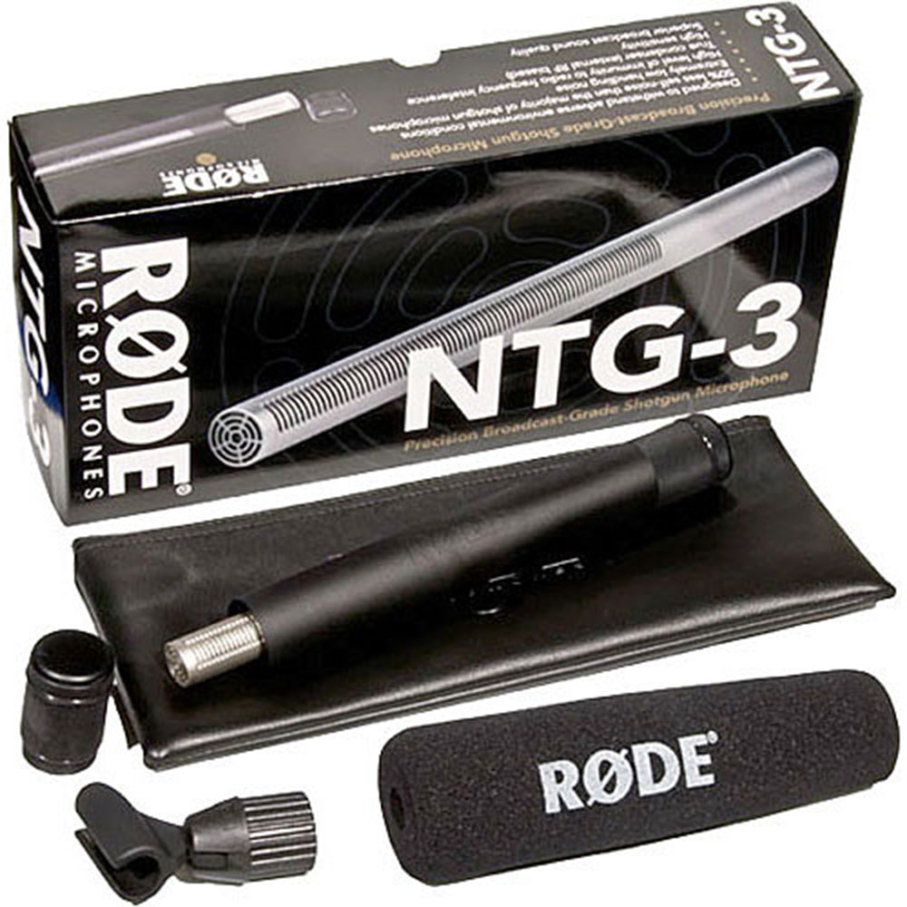 Rode NTG3 Condenser Shotgun Microphone | Satin Nickel