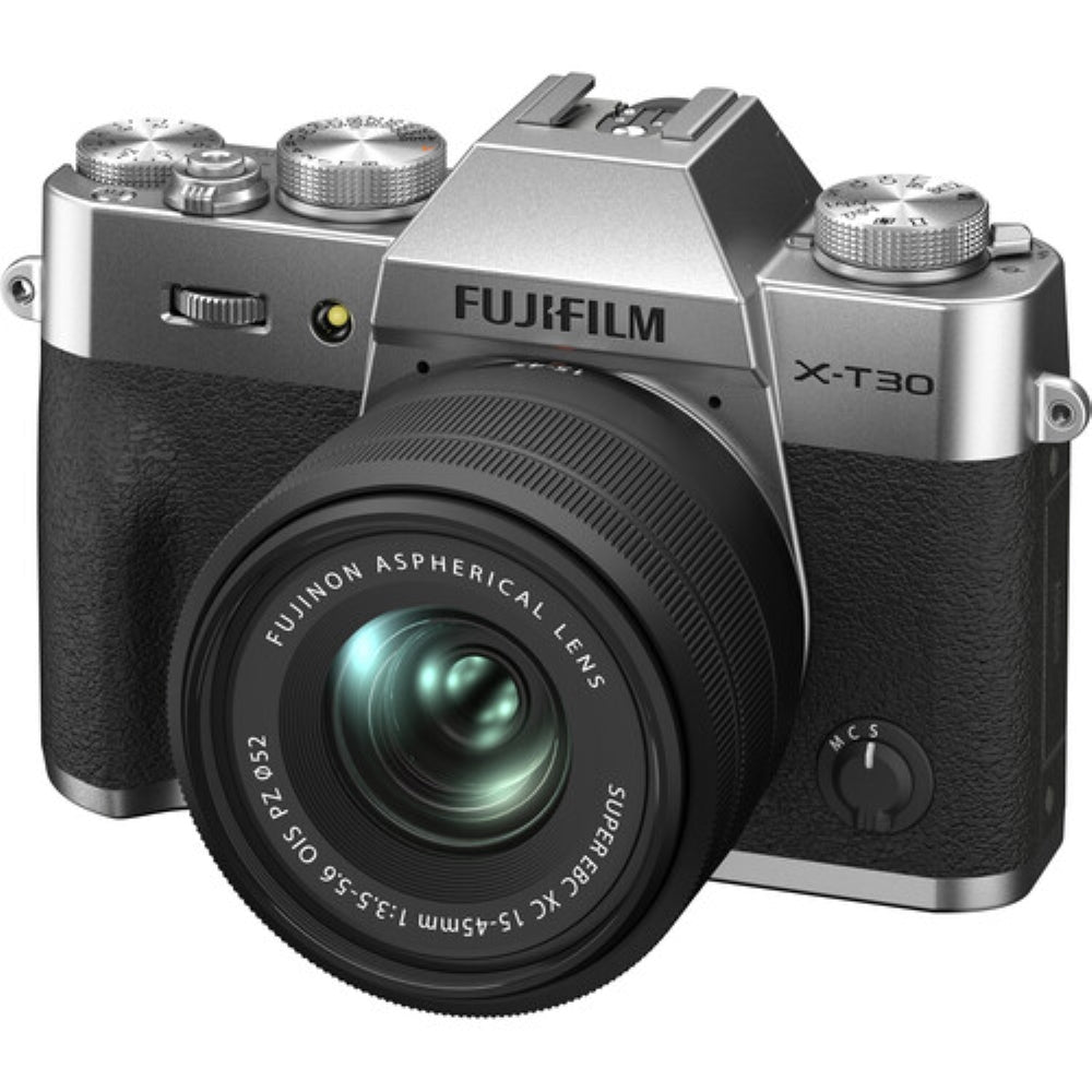 FUJIFILM X-T30 II Mirrorless Digital Camera with 15-45mm Lens | Silver