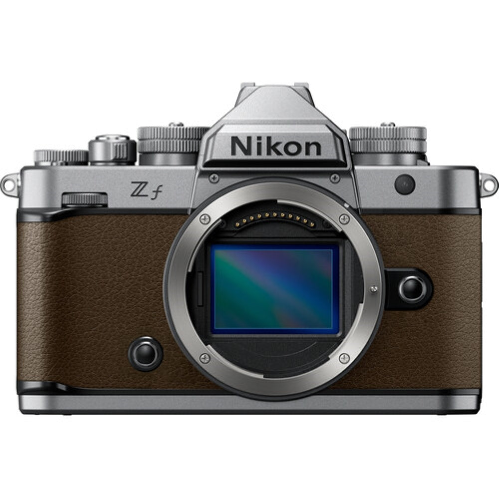 Nikon Zf Mirrorless Camera | Silver & Sepia Brown