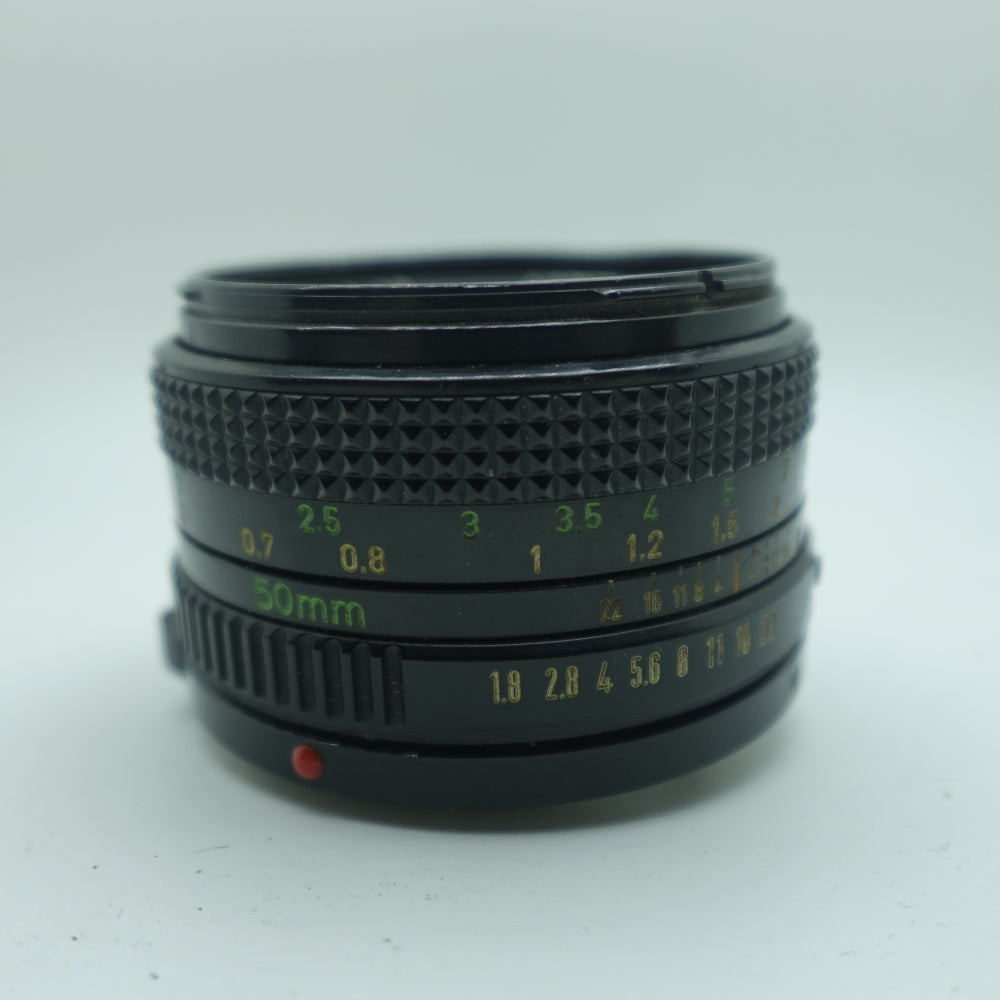 Used Canon FD 50mm f/1.8 Lens | Black | U7