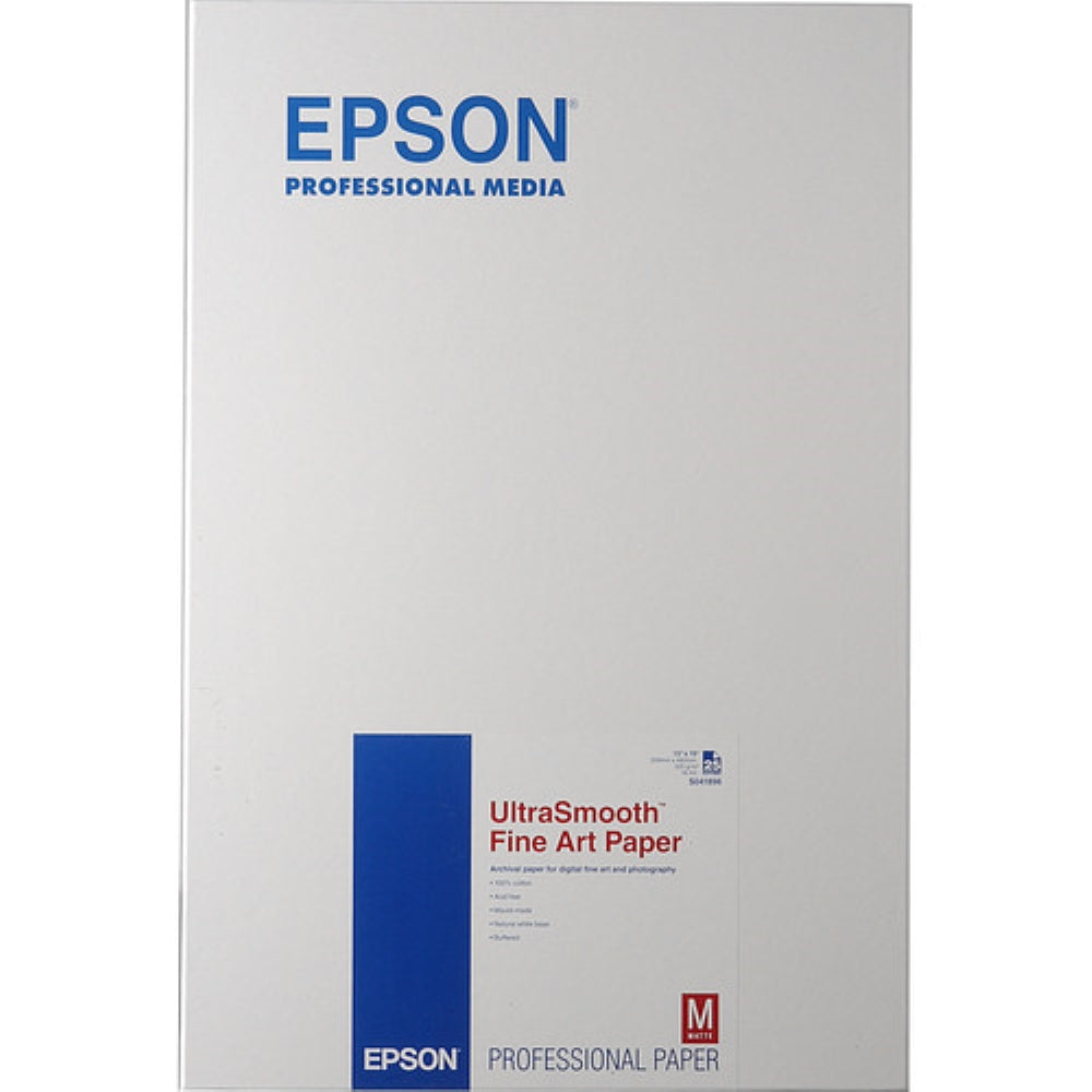 Epson UltraSmooth Fine Art Paper | 13" x 19", 25 Sheets