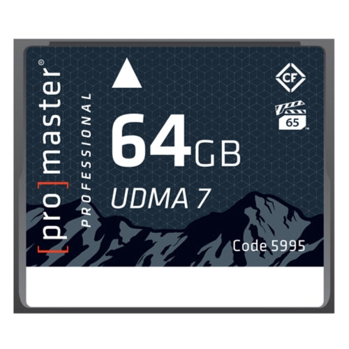 Promaster Compact Flash 64GB Rugged VPG65 Memory Card