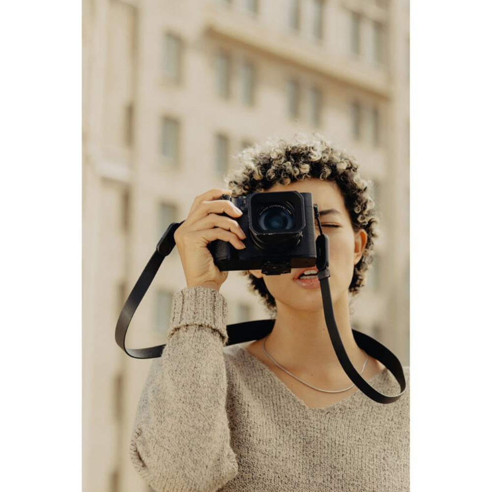 Peak Design Form Leather Camera Strap Standard | Black, 46.7"