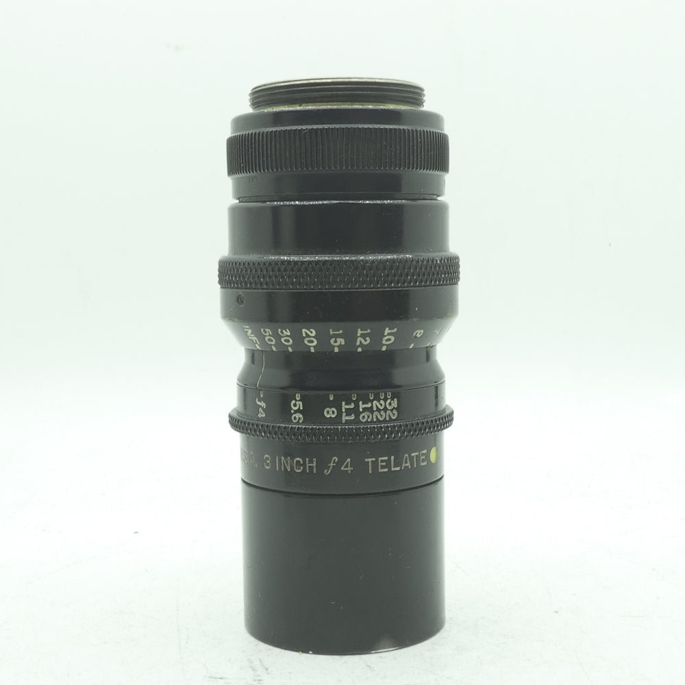 Used Bell & Howell Telate 3 inch f / 4 Camera Lens C Mount | U8