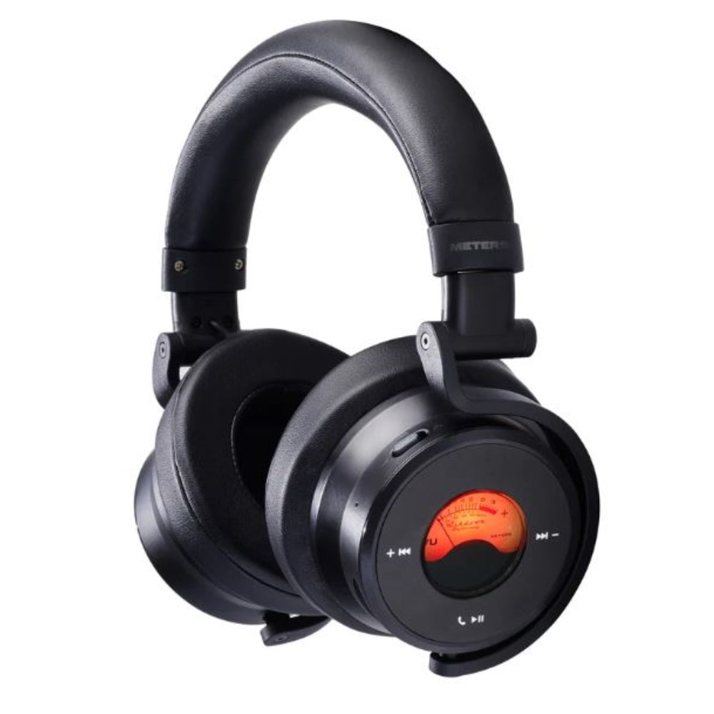 Meters OV-1-B-Connect Pro Over-Ear Active Noise Canceling Bluetooth Headphones | Black
