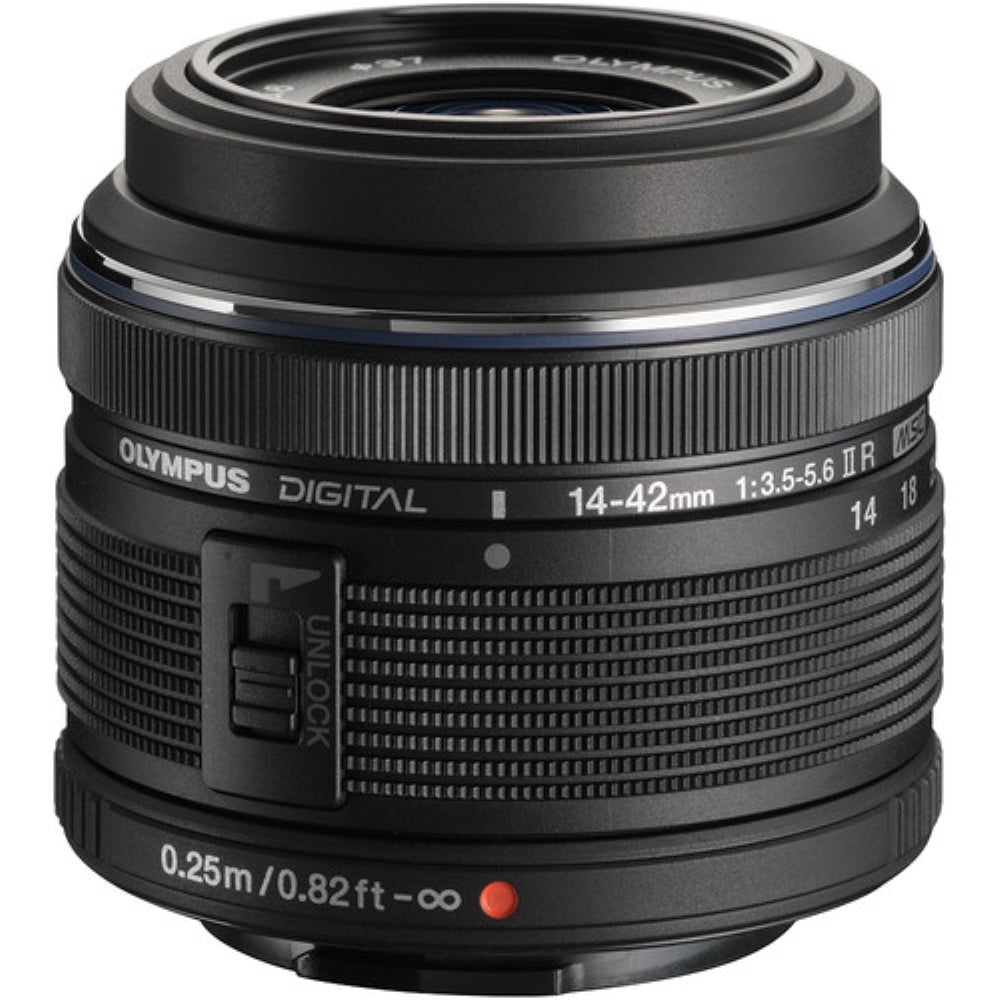 Olympus M.Zuiko Digital 14-42mm f/3.5-5.6 II R Lens | Black