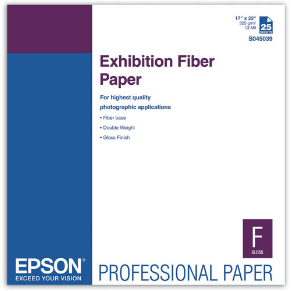 Epson Exhibition Fiber Paper | 17 x 22", 25 Sheets