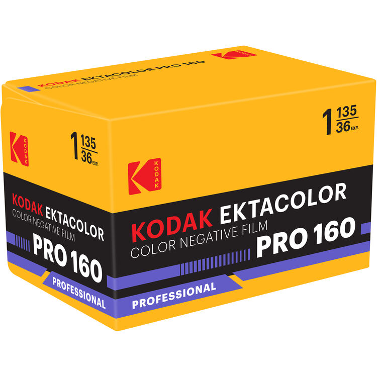 Kodak Ektacolor Pro 160 Color Negative Film | 35mm Roll Film, 36 Exposures