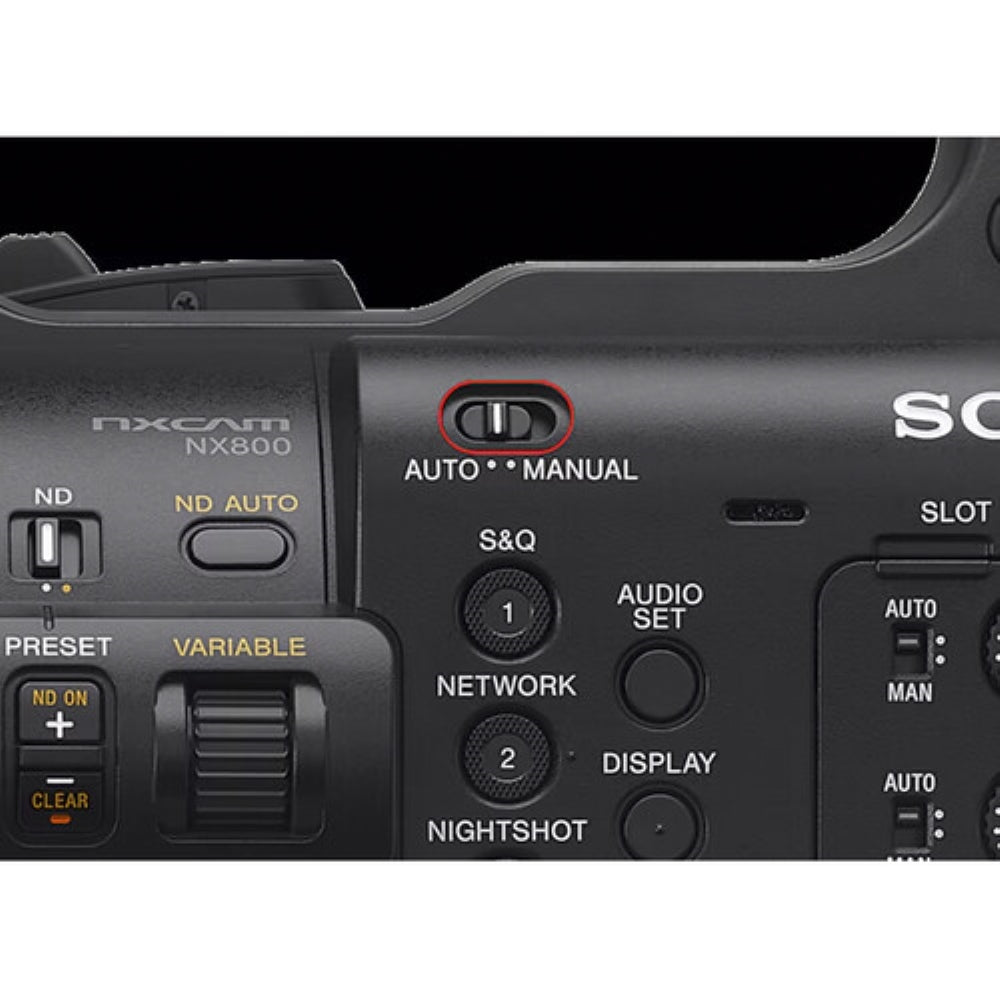 Sony HXR-NX800 4K 1" CMOS Sensor NXCAM Camcorder