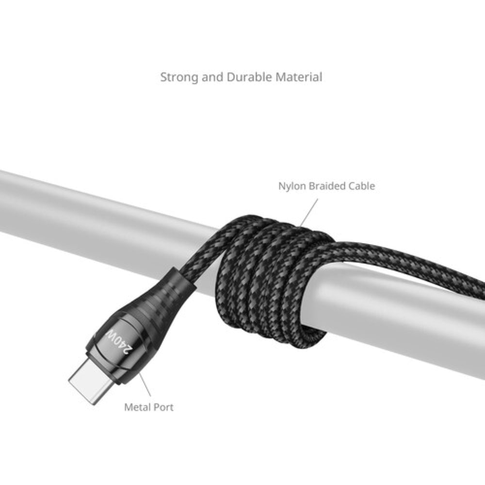 SmallRig 240W USB-C Power Cable with LED Display | 3.3'