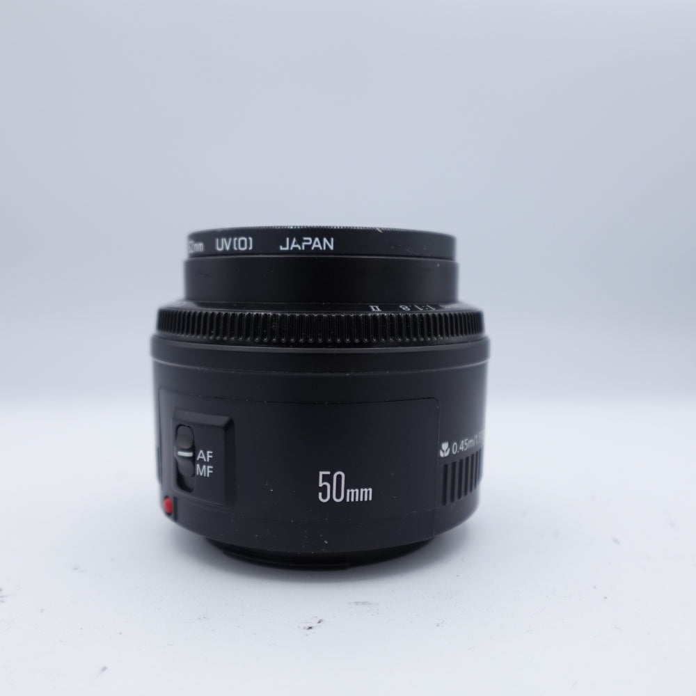 Used Canon EF 50mm f/1.8 II Lens | Black | U9+