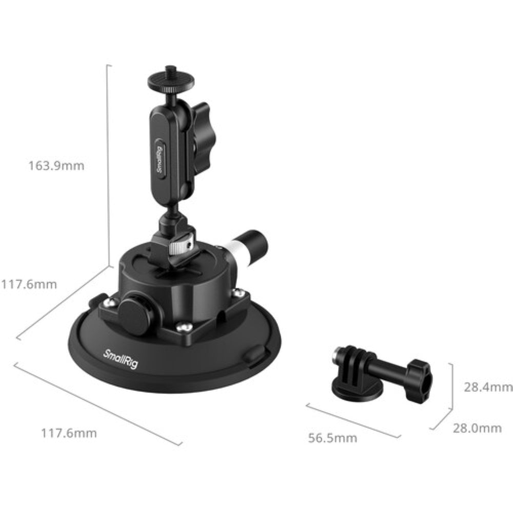 SmallRig Suction Cup Mount for Action Cameras | 4.5"