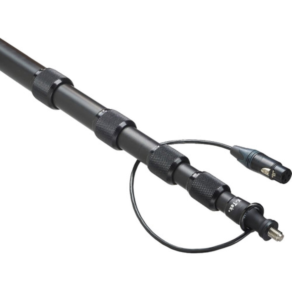 K-Tek KE-110CCR Avalon Series Aluminum Boompole with Internal XLR Cable