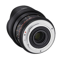 Rokinon 16mm T2.6 Full Frame Cine DS Lens for Canon EF Mount