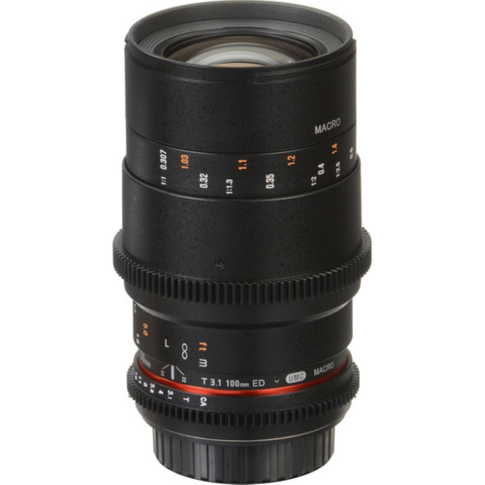 Rokinon 100mm T3.1 Macro Cine DS Lens for Canon EF Mount