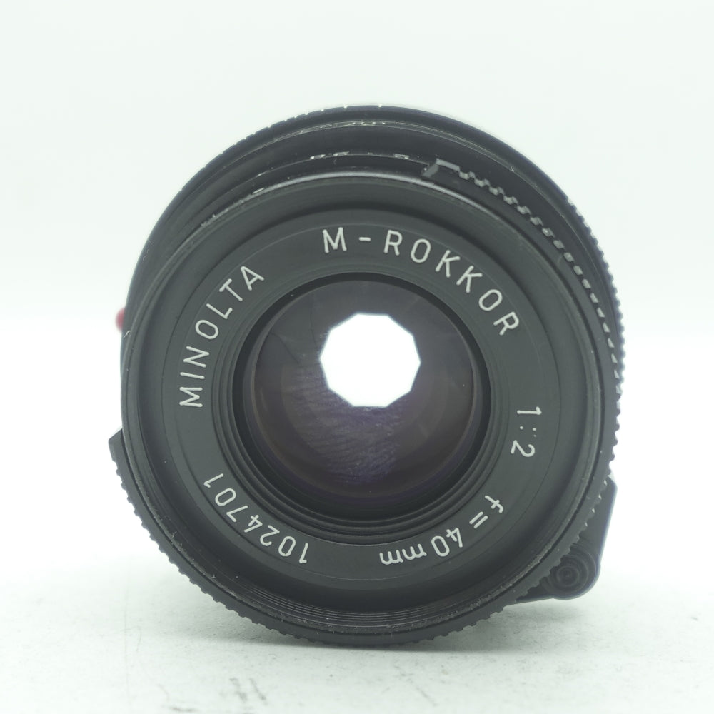 Used Minolta Rokkor 40mm F/2 | M-mount | U8