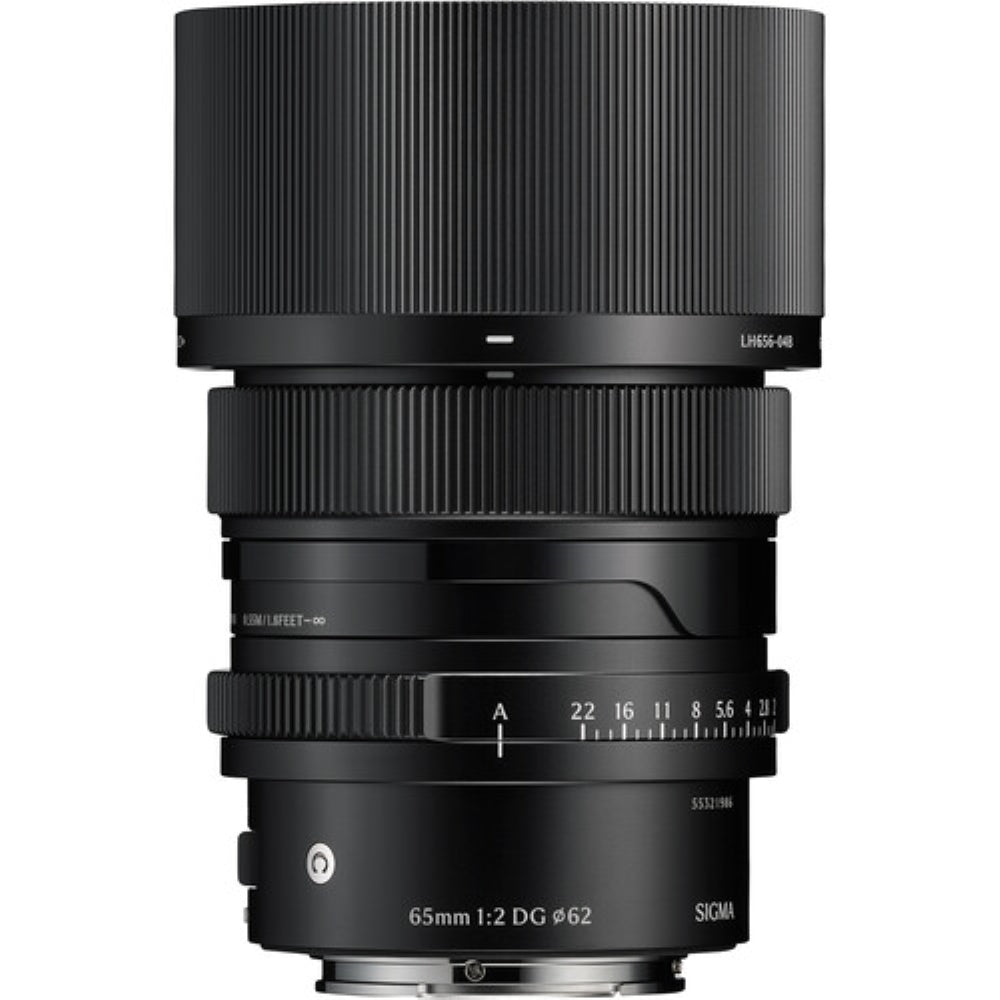 Sigma 65mm f/2 DG Contemporary Lens Compatible with E Mount (Full Frame) Bundle with 62mm UV Filter + Lens Cap Keeper + Deluxe Cleaning Kit + Cleaning Cloth (5 Items)