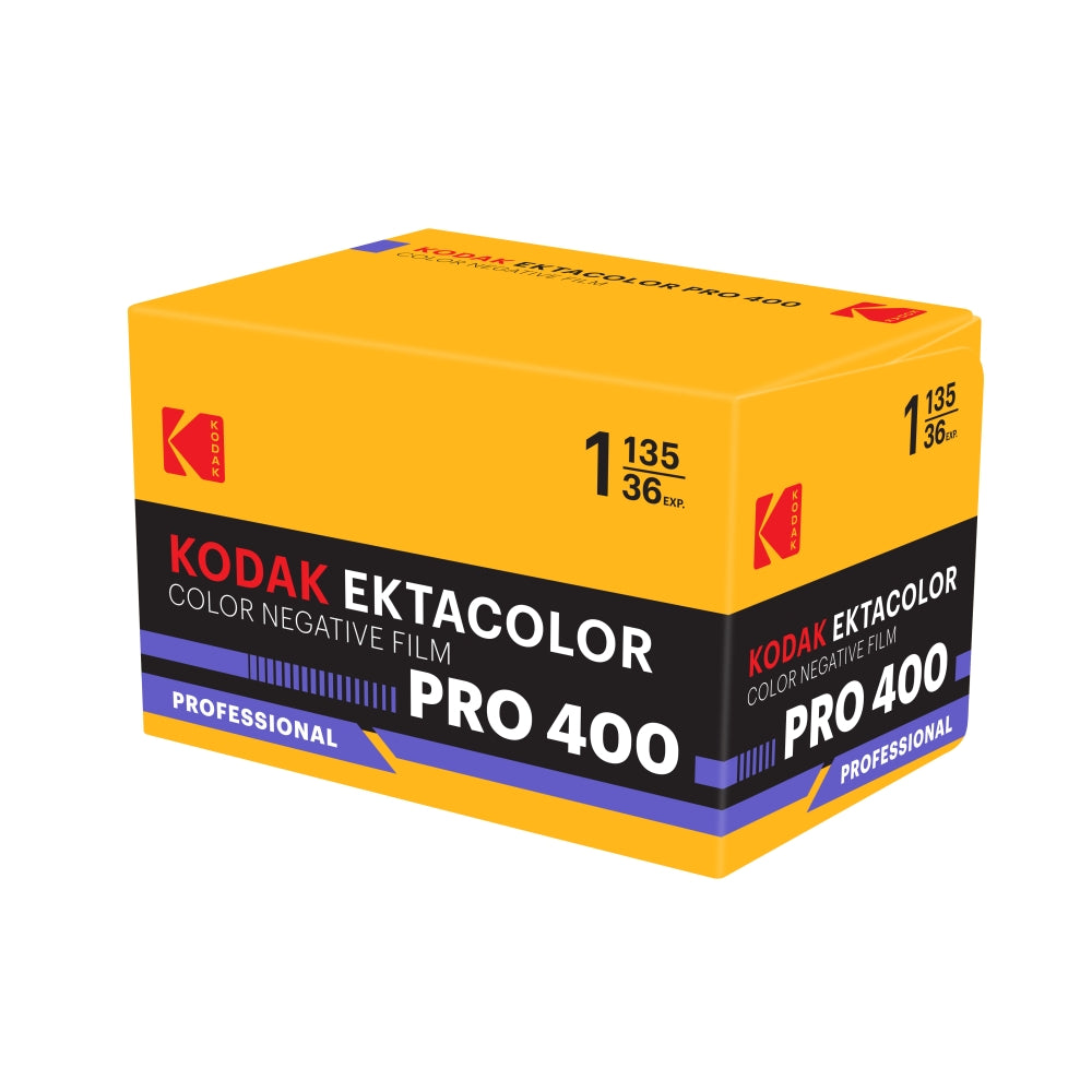 Kodak Ektacolor Pro 400 Color Negative Film | 35mm Roll Film (36 Exposures) 5 Rolls + Cloth