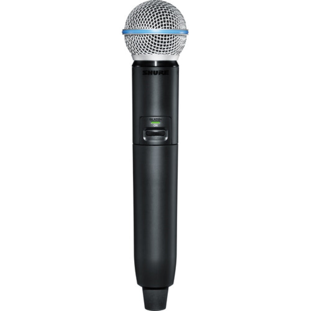 Shure GLXD24+ Dual-Band Wireless Vocal System with BETA 58A Microphone | Z3: 2.4, 5.8 GHz