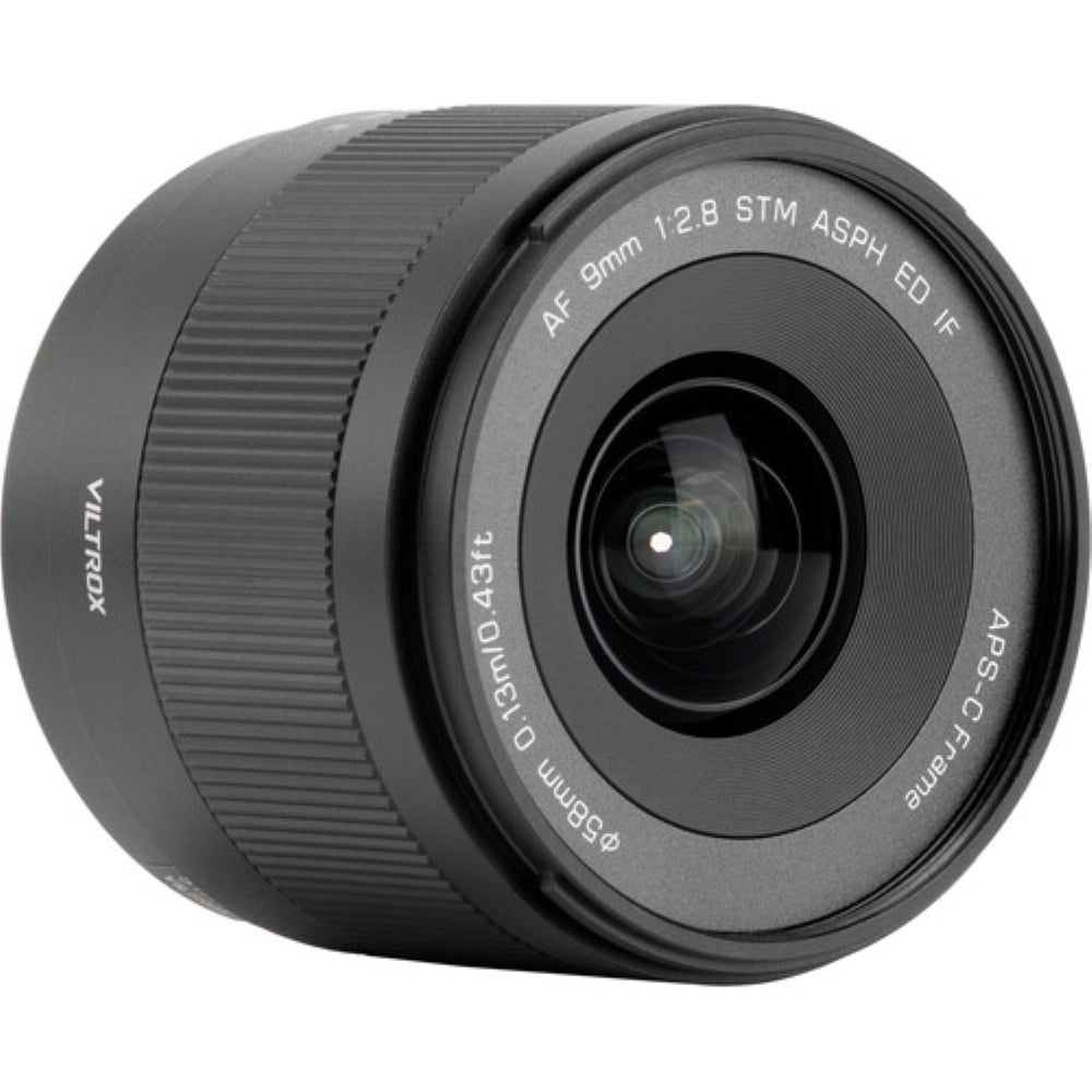 Viltrox AF 9mm f/2.8 Air E Lens Compatible with Sony E Mount Bundle with UV Filter + Lens Cap Keeper + Cleaning Kit + Cleaning Cloth (5 Items)