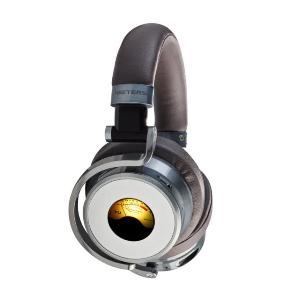 Meters OV-1-B-Connect Over-Ear Active Noise Canceling Bluetooth Headphones | Limited Edition Brown & Silver