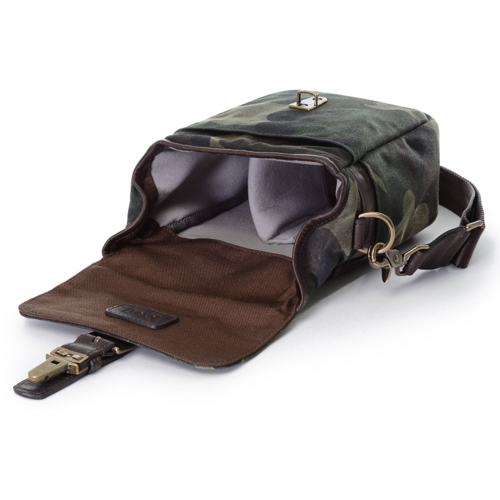 ONA Bond Street Waxed Canvas Camera Bag | Camouflage