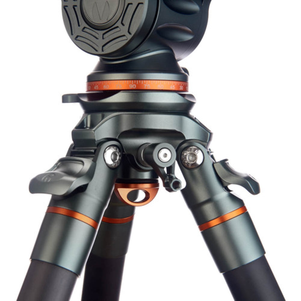 3 Legged Thing Jay Carbon Fiber Tripod with Quick Leveling Base and AirHed Cine-A Fluid Head System