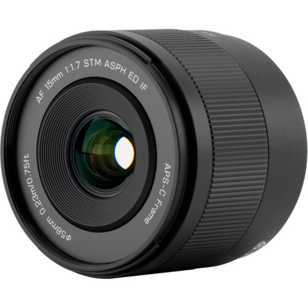 Viltrox AF 15mm f/1.7 Air XF Lens Compatible with FUJIFILM X Mount Bundle with UV Filter + Lens Cap Keeper + Cleaning Kit + Cleaning Cloth (5 Items)