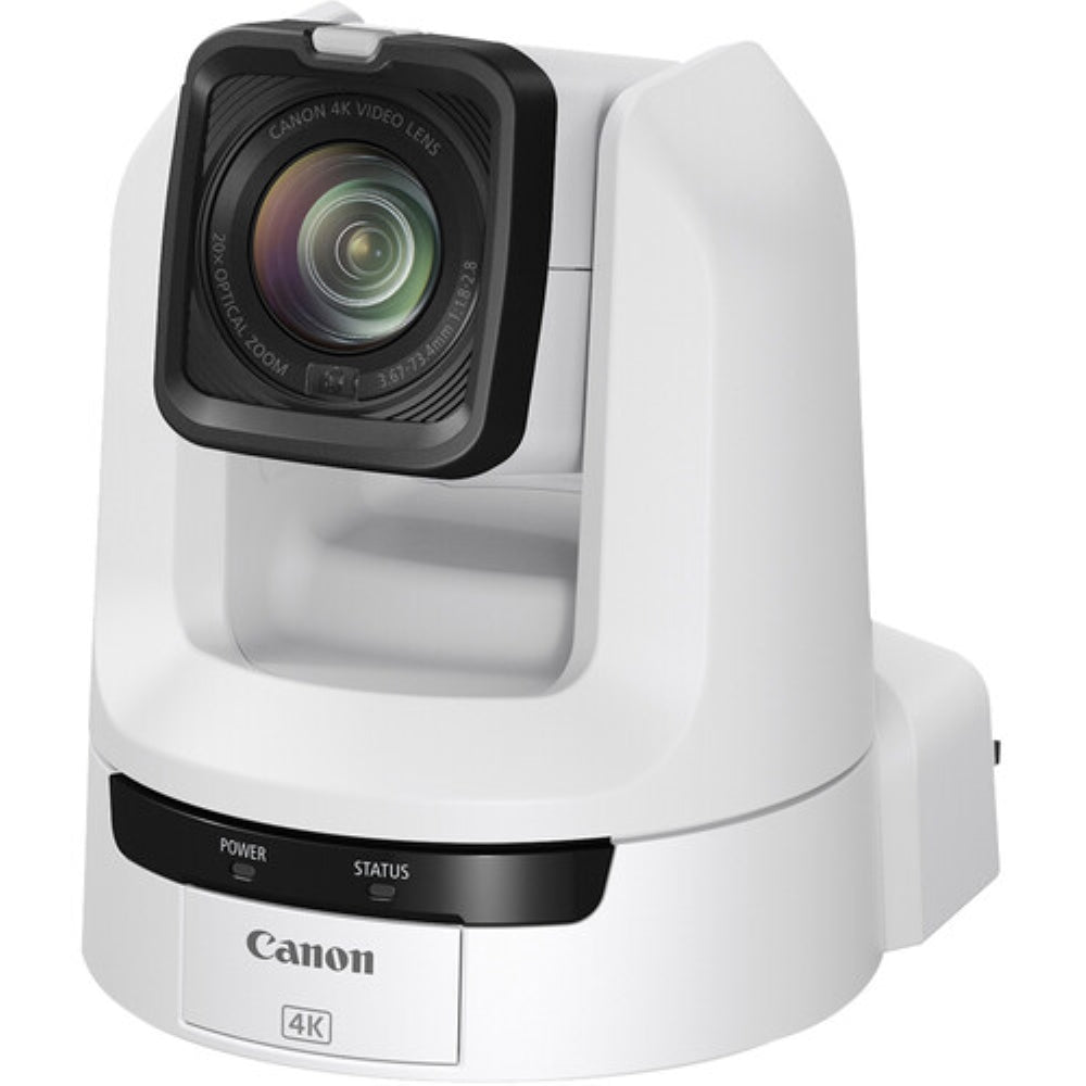 Canon CR-N100 4K NDI PTZ Camera with 20x Zoom | Titanium White