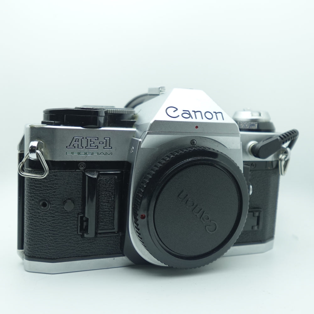 Used Canon AE-1 Program Data Back 35mm Camera Body Only | Chrome | U8