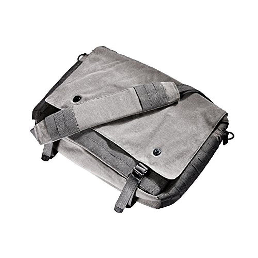 Able Archer Satchel Interchangable Camera Messenger Bag | Cement