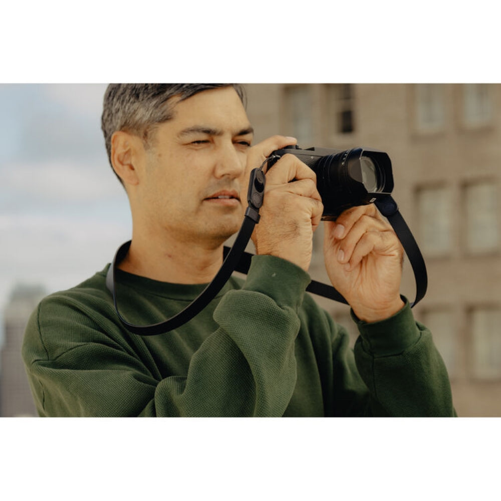 Peak Design Form Leather Camera Strap Long | Black, 52.6"