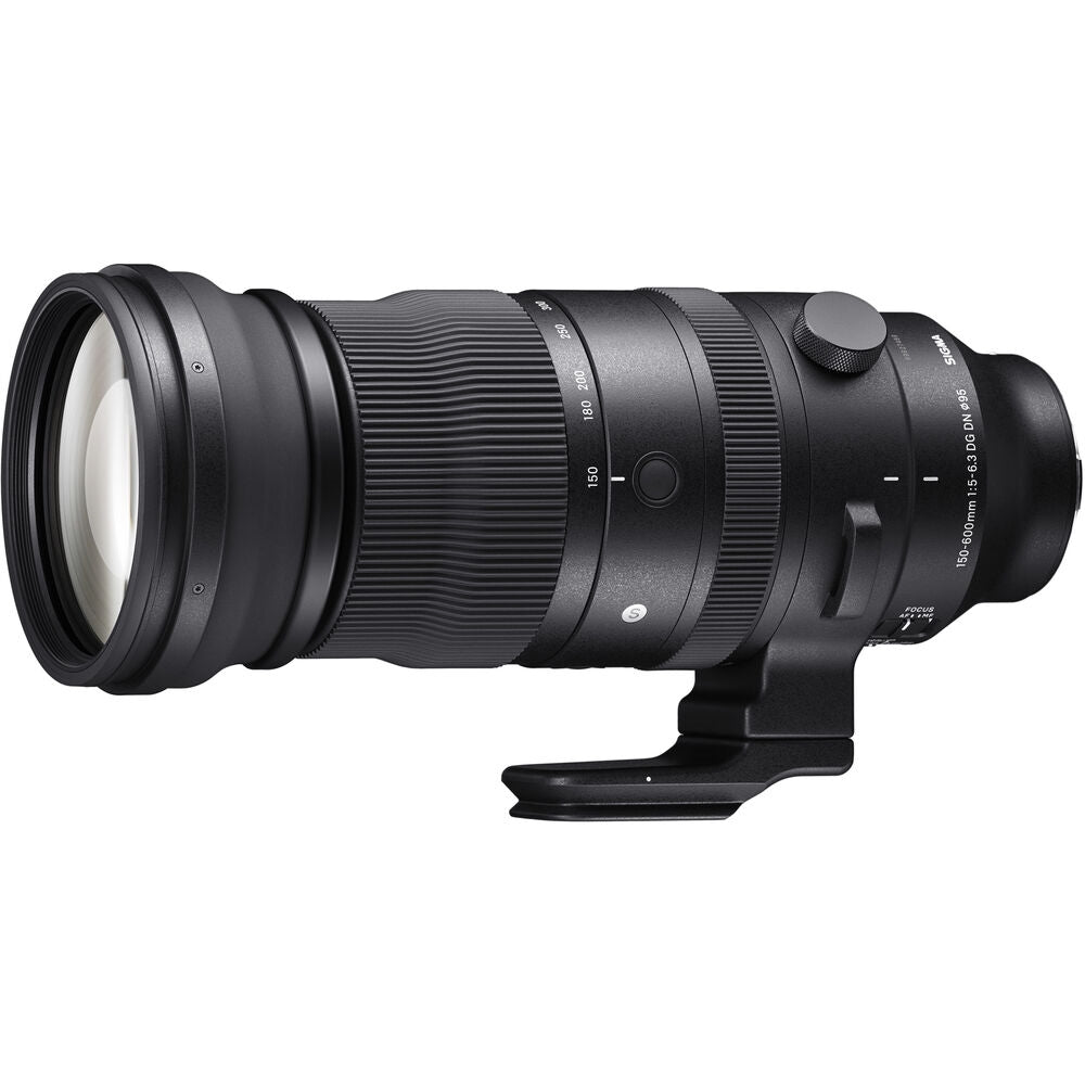 Sigma 150-600mm f/5-6.3 DG DN OS Sports Lens Compatible with L-Mount (Full Frame) Bundle with 95mm UV Filter + Lens Cap Keeper + Cleaning Kit + Cleaning Cloth (5 Items)